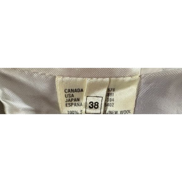 Laurel Escada gold button wool crop jacket sz 38 EU S US col: navy made Germany - Picture 5 of 12